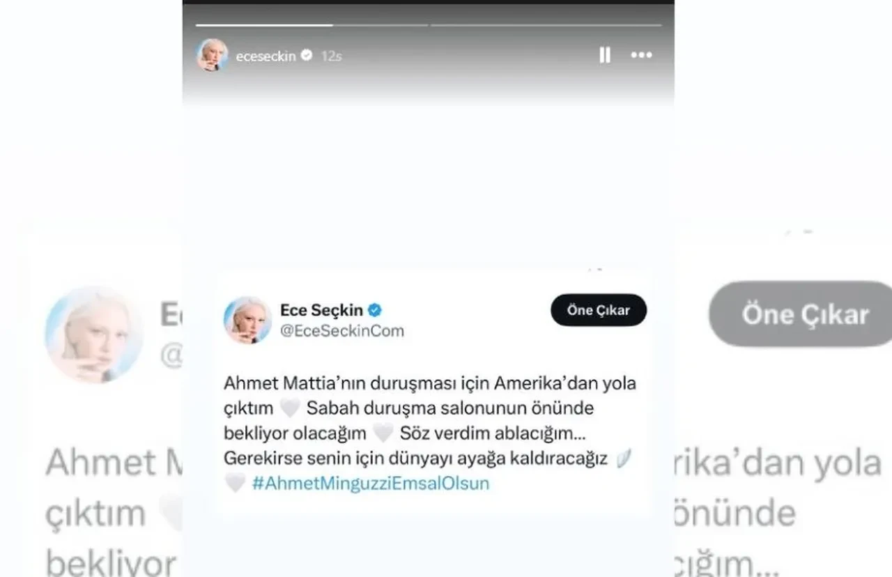 Ünlü isimler Mattia Ahmet Minguizzi'nin davası için adliyede!