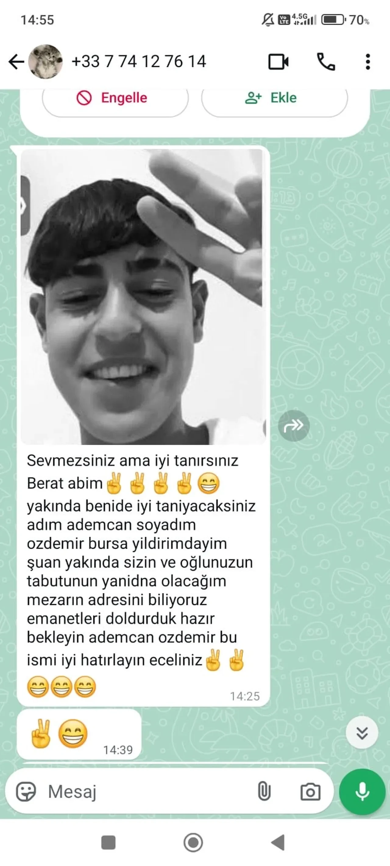 Ahmet Minguzzi'nin annesine kan donduran tehdit mesajları! 'Mezarını kazıp cesedinin üzerine işeyeceğiz'