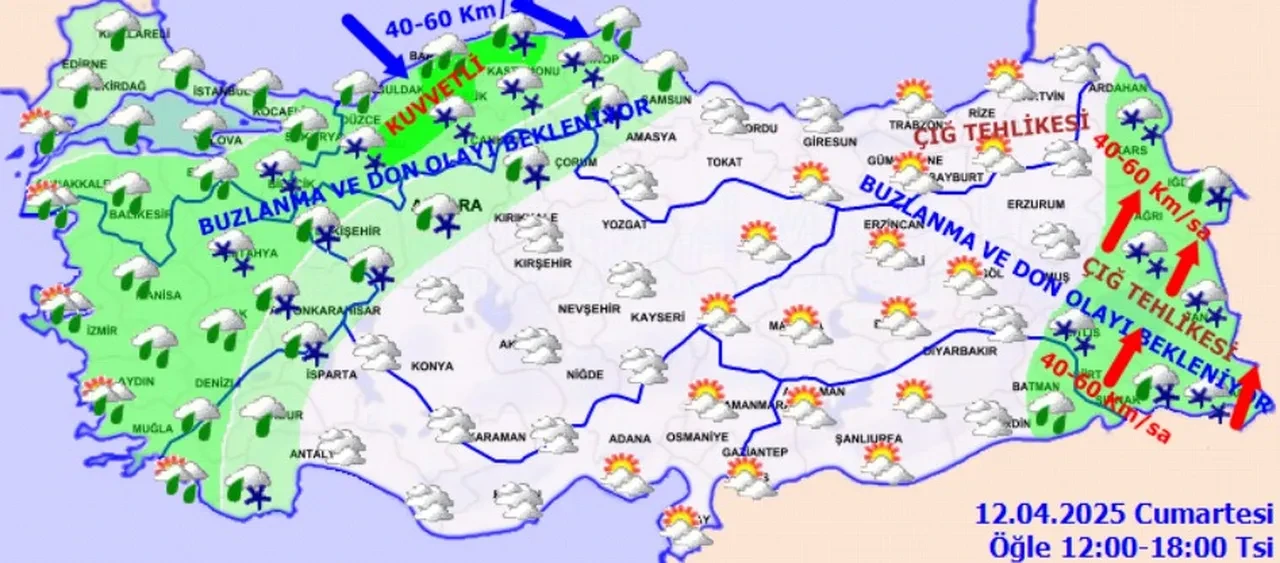 Bahar beklerken kar bastırıyor! Meteoroloji hafta sonu için uyarılarını sıraladı