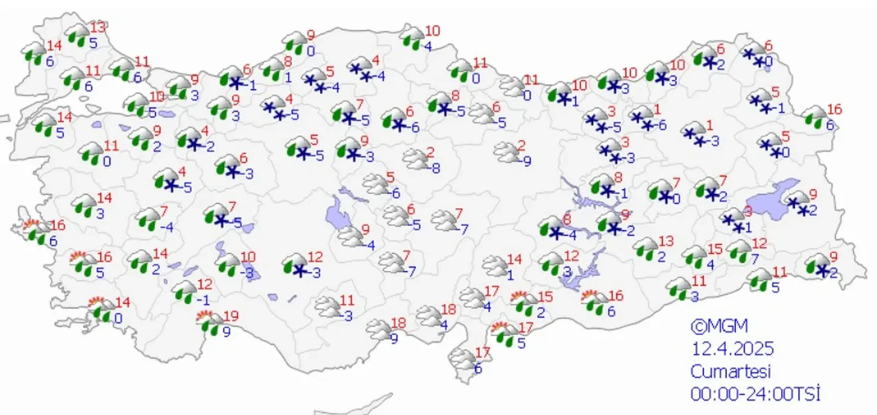 Bahar beklerken kar bastırıyor! Meteoroloji hafta sonu için uyarılarını sıraladı