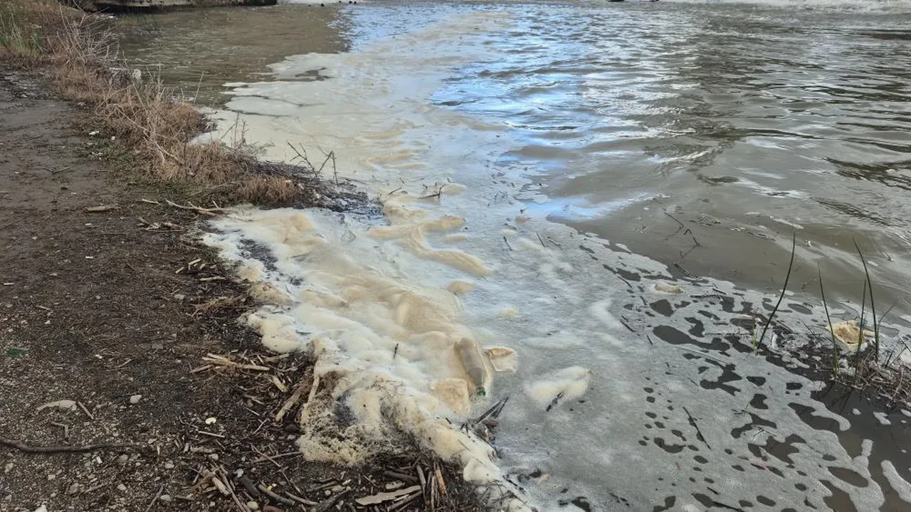 Bartın Irmağı'nda ilginç görüntü: Rengi değişti köpük korkuttu!