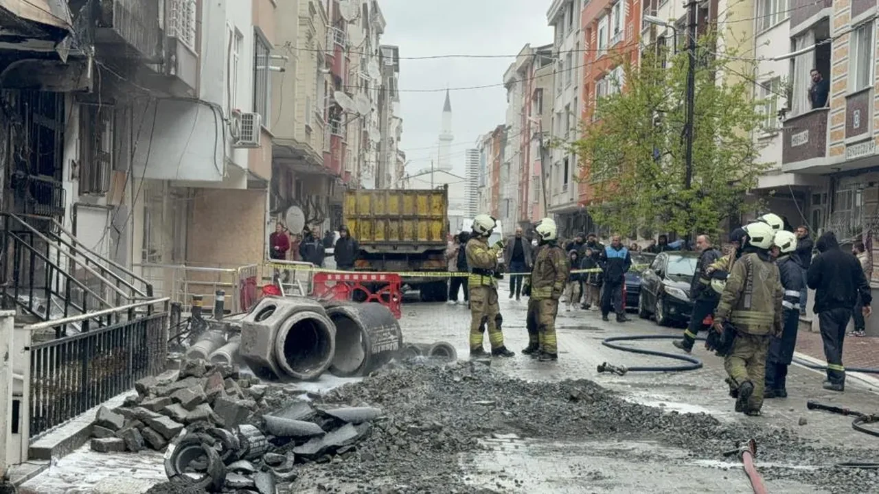 Esenyurt'ta doğal gaz patlaması