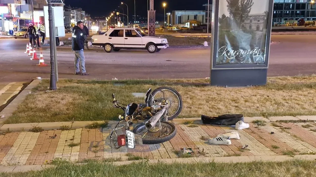 17 yaşındaki gencin korkunç sonu! Otomobile çarparak metrelerce savruldu