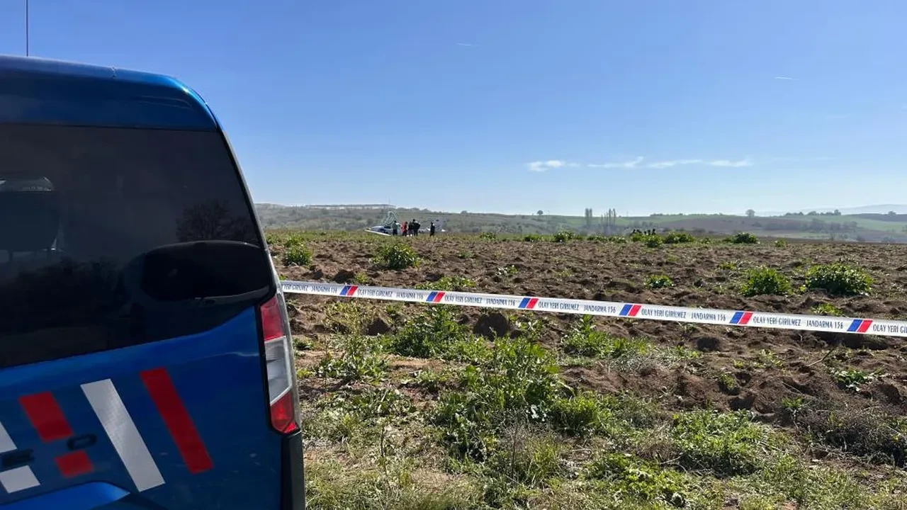 Bursa'da uçak kazası! Zorunlu iniş yaptı