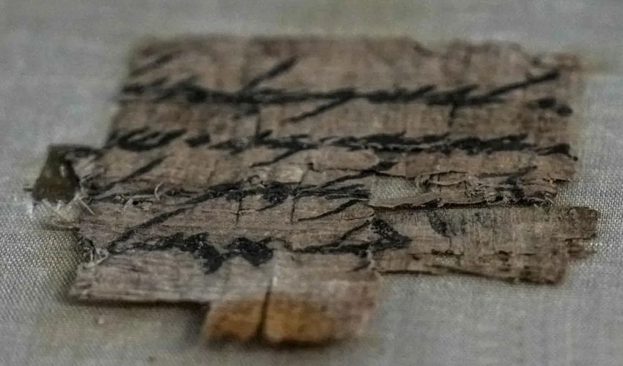 Demir Çağı'na ait papirüs notu keşfedildi! 1900 yıllık yolsuzluk skandalı gün yüzüne çıktı
