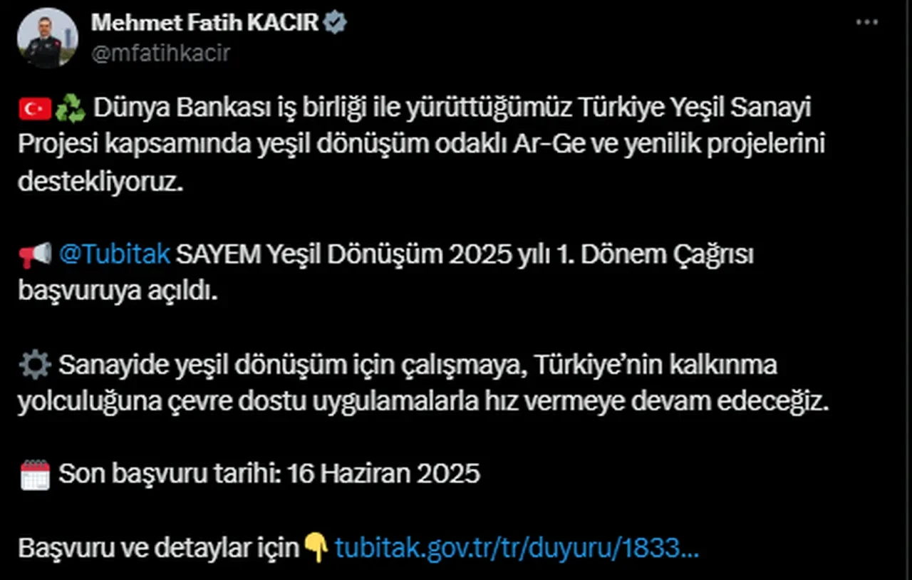KOBİ'ler bayram edecek! Destek müjdesi Bakan Kacır'dan geldi