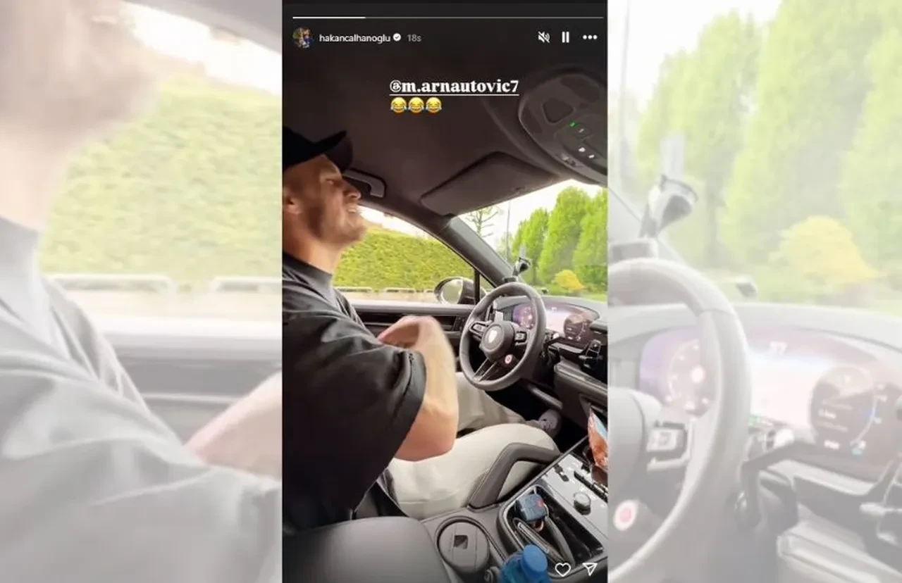 Hakan Çalhanoğlu ve Marko Arnautovic Sıla'nın 'Kafa' şarkısıyla coştu