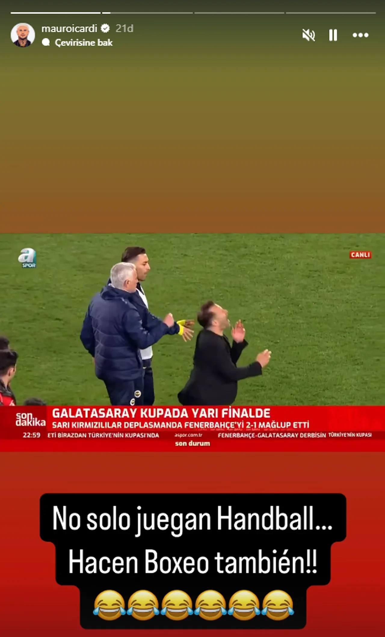Mauro Icardi derbi sonrası paylaşım yaptı! 'Boks detayı dikkat çekti'