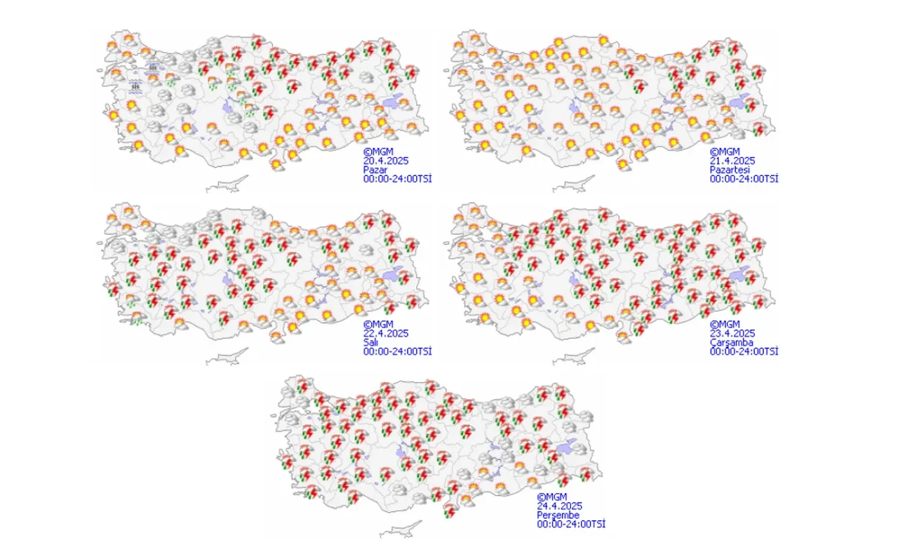 20 Nisan hava durumu | Nisan yağmurları ne zaman bitecek? Meteoroloji tarih verdi