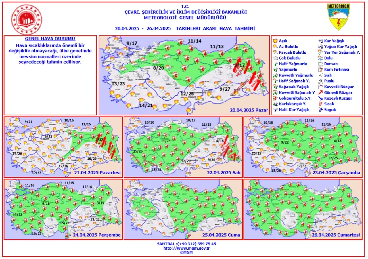 20 Nisan hava durumu | Nisan yağmurları ne zaman bitecek? Meteoroloji tarih verdi
