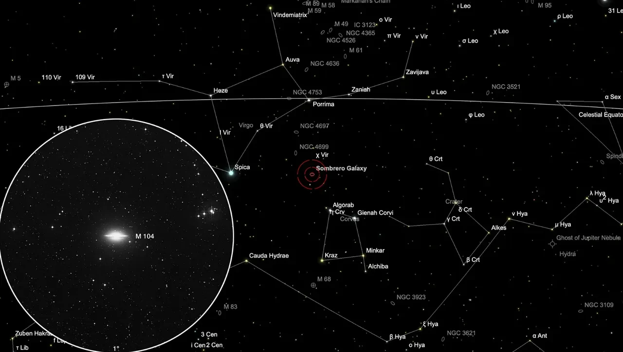 Hubble teleskobu, şapkaya benzeyen galaksiyi 22 yıl sonra görüntüledi