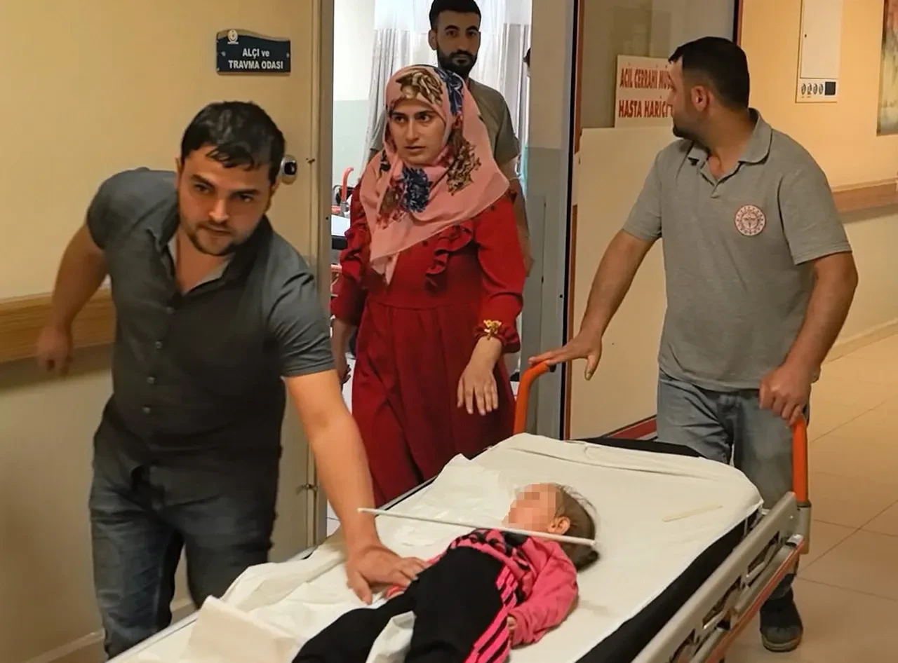 İki yaşındaki çocuğun çenesine saplandı! Kimsenin aklına gelmeyecek kaza