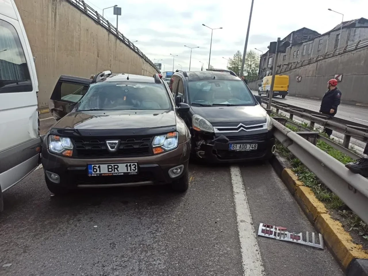 Trabzon’da zincirleme kaza! 25 araç birbirine girdi