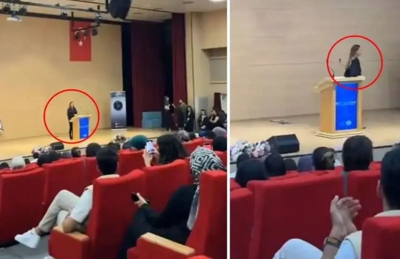 Asitleri birbirine karıştıran Şeyma Subaşı, eczacılık öğrencilerine konferans verdi!