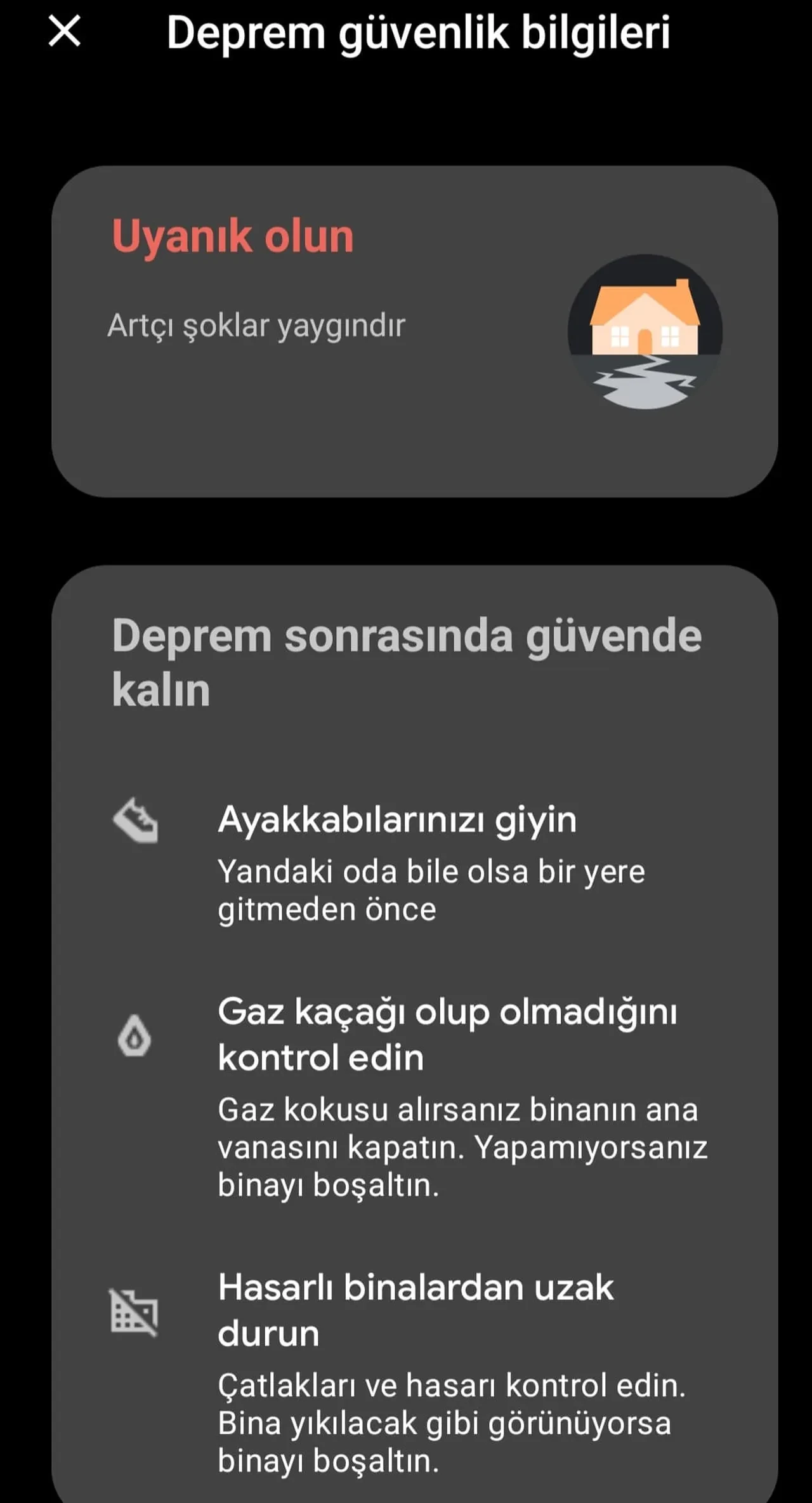 Depremde yakınlarına ulaşmak isteyenlere kritik uyarı: Android ve İphone'da güvenlik bilgileri verildi! Hayati uyarı bildirimi nasıl aktif hale getirilir?