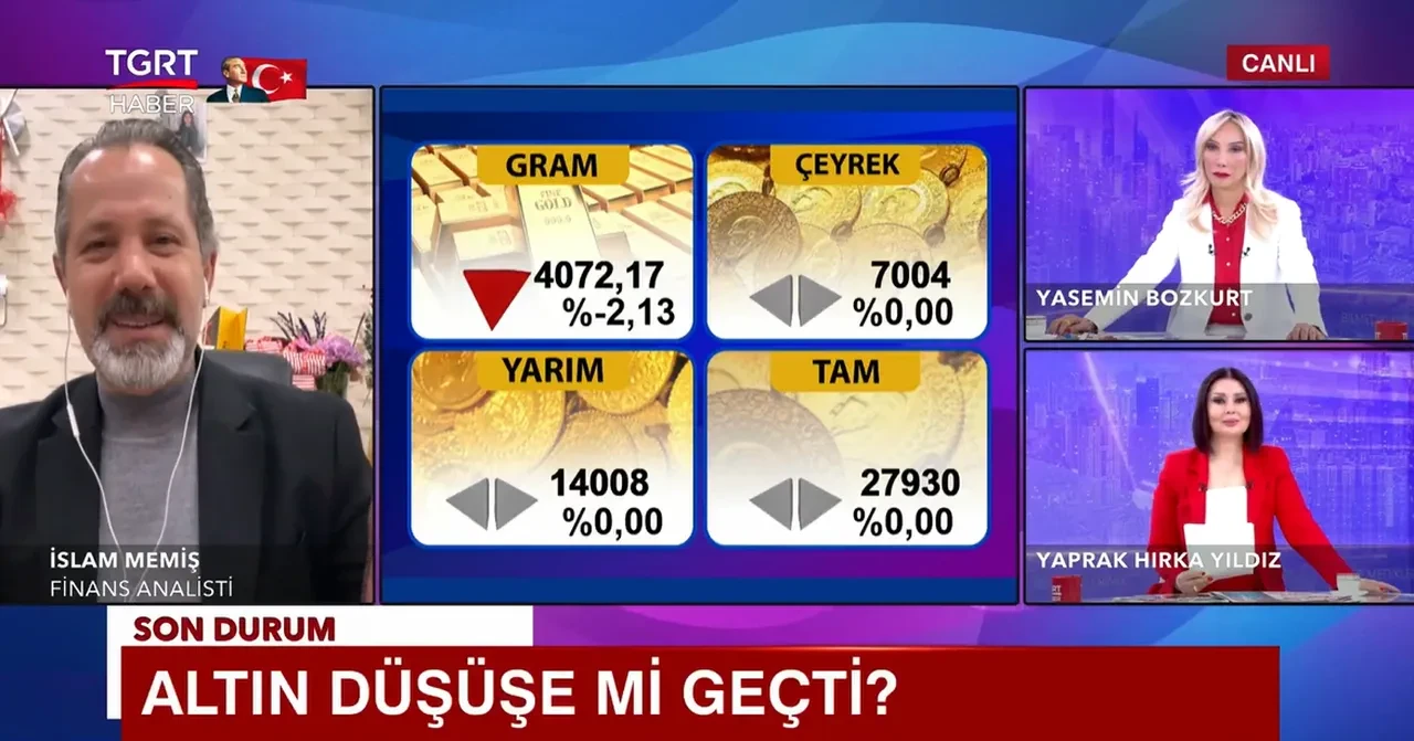 Gram altın fiyatlarında fırtına öncesi sessizlik! Rekor yükselişin ardından ani düşüş: İslam Memiş'ten kritik uyarı