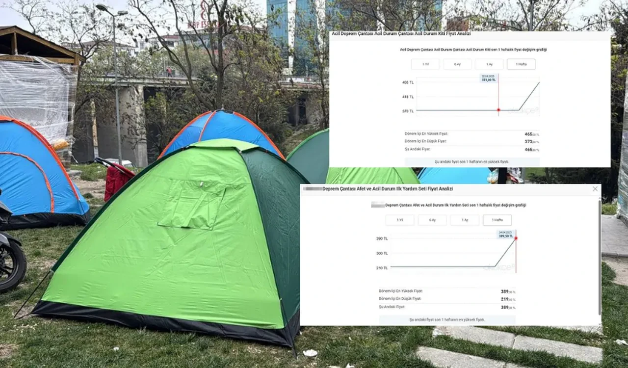 İstanbul depremi sonrası fırsatçılar iş başında! Deprem çantası ve çadır fiyatları uçuşa geçti
