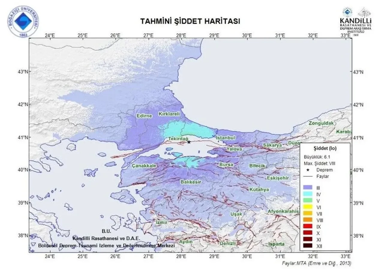 Kandilli'den İstanbul depremi ön raporu: Depremin şiddeti denizde 8, karada 5 olarak ölçüldü