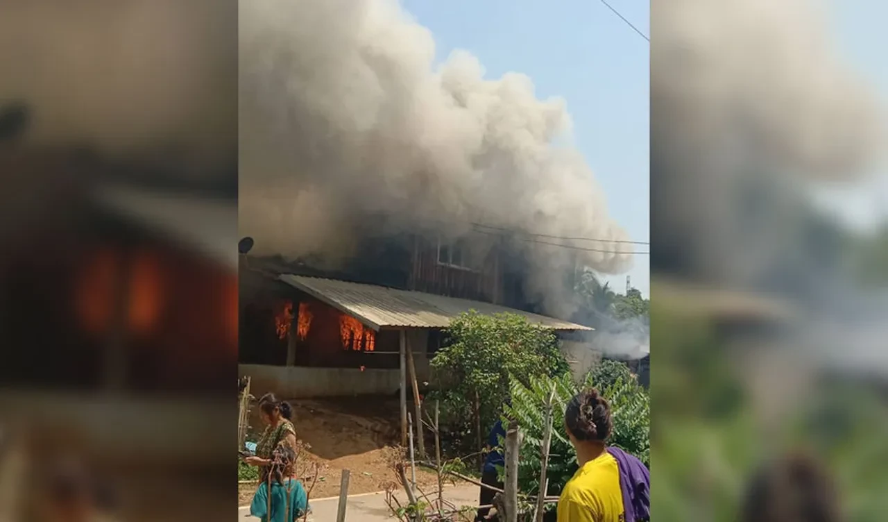 Annesinden uyuşturucu için para istedi! İstediğini alamayınca evi ateşe verdi