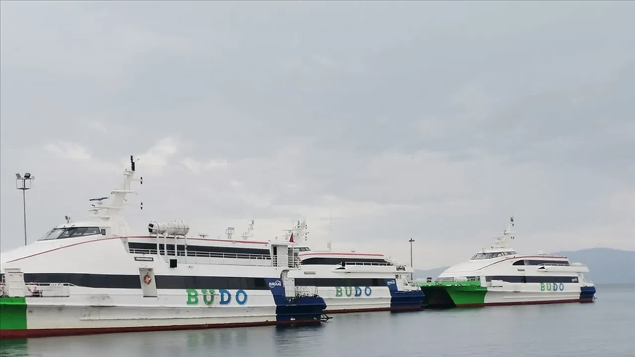 BUDO'ya fırtına engeli! Seferler iptal edildi