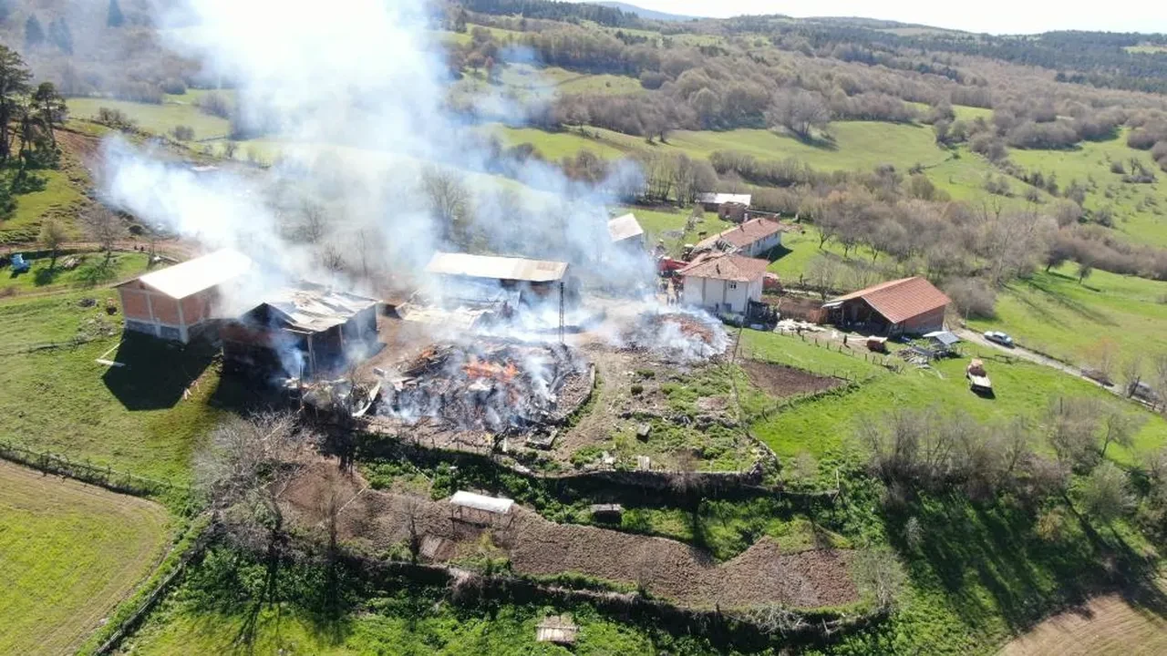 Kastamonu'da yangın evleri kül etti! Anne ile çocuğu son anda kurtarıldı