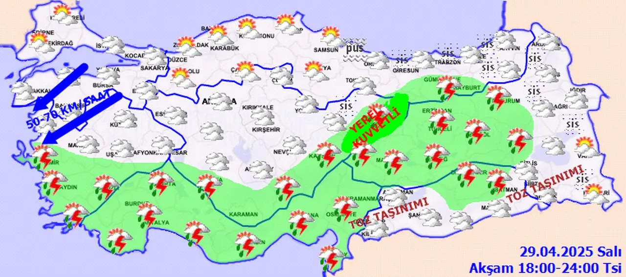 Meteoroloji'den fırtına alarmı: 80 kilometre hızla geliyor! İstanbul dahil birçok ili vuracak