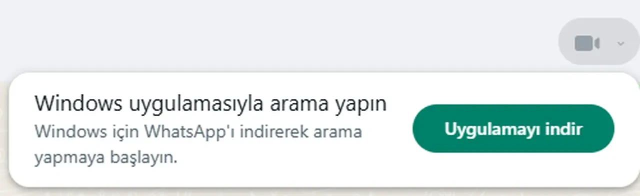 WhatsApp kullanıcılarına güzel haber! Web sürümüne görüntülü ve sesli arama özelliği geliyor