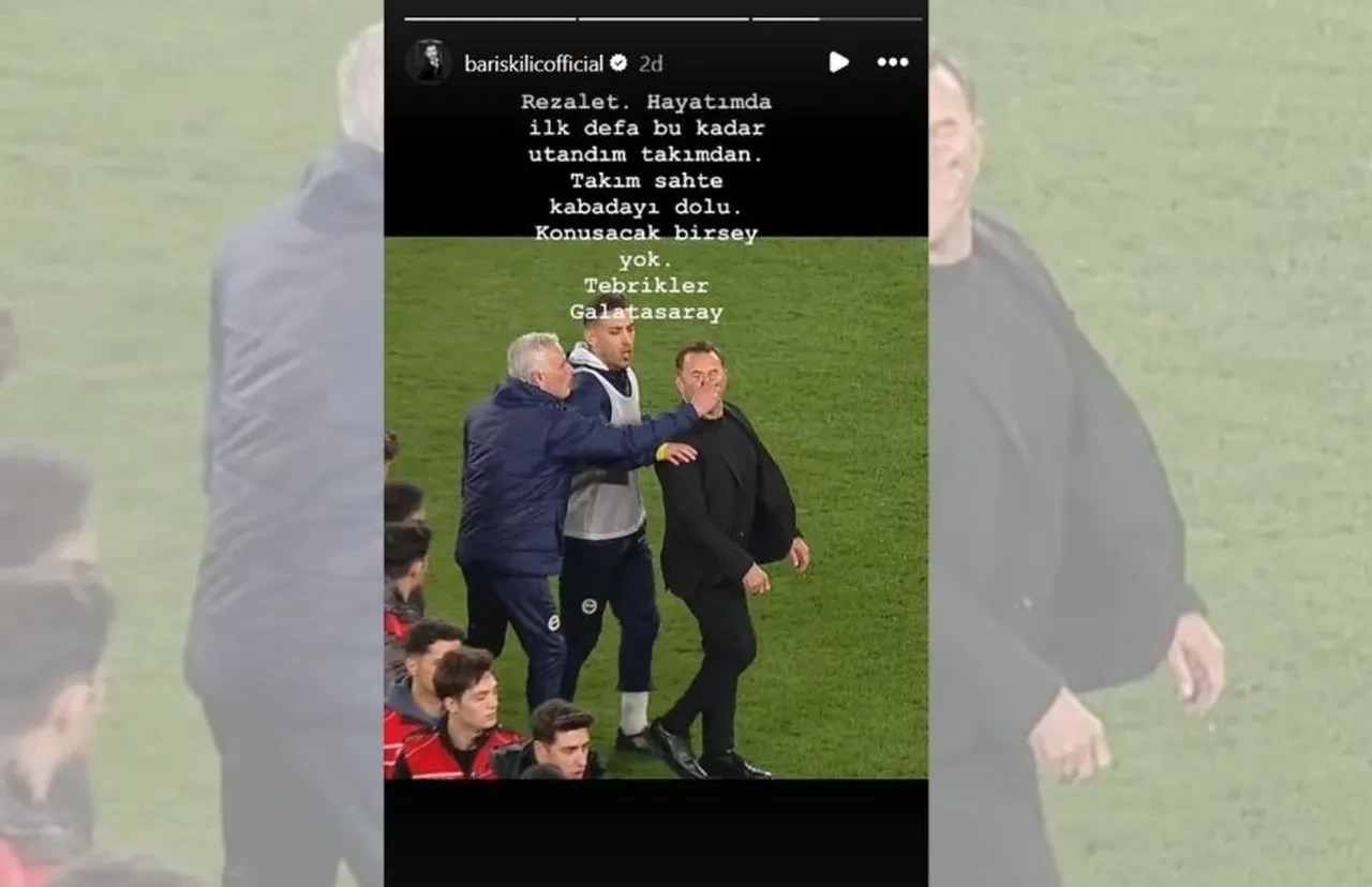 Fenerbahçe Galatasaray derbisi sonrası Barış Kılıç'tan sert tepki 