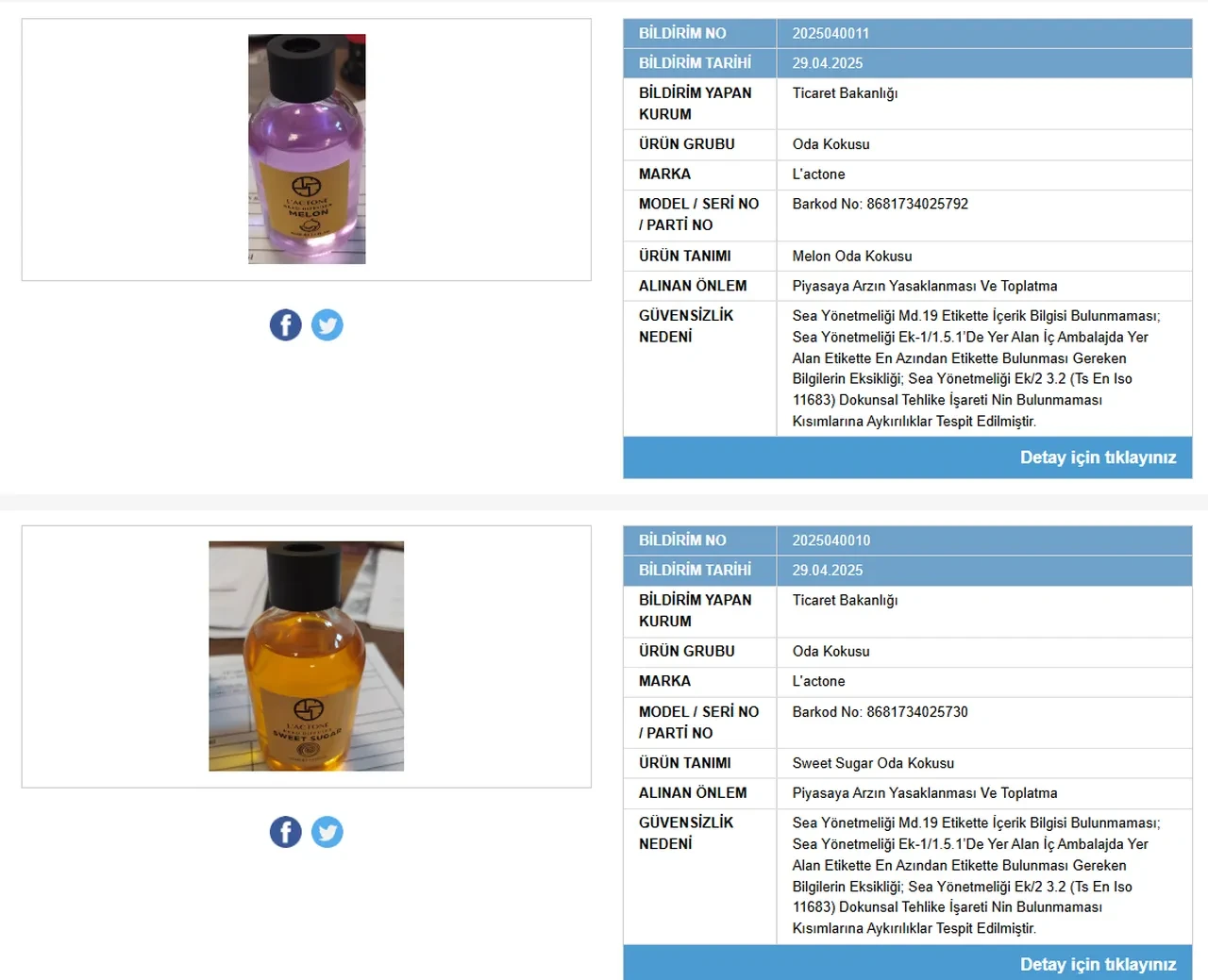 Bakanlık ifşaladı! Ünlü oda kokusu markası zehir saçıyor! Acil toplatma kararı alındı