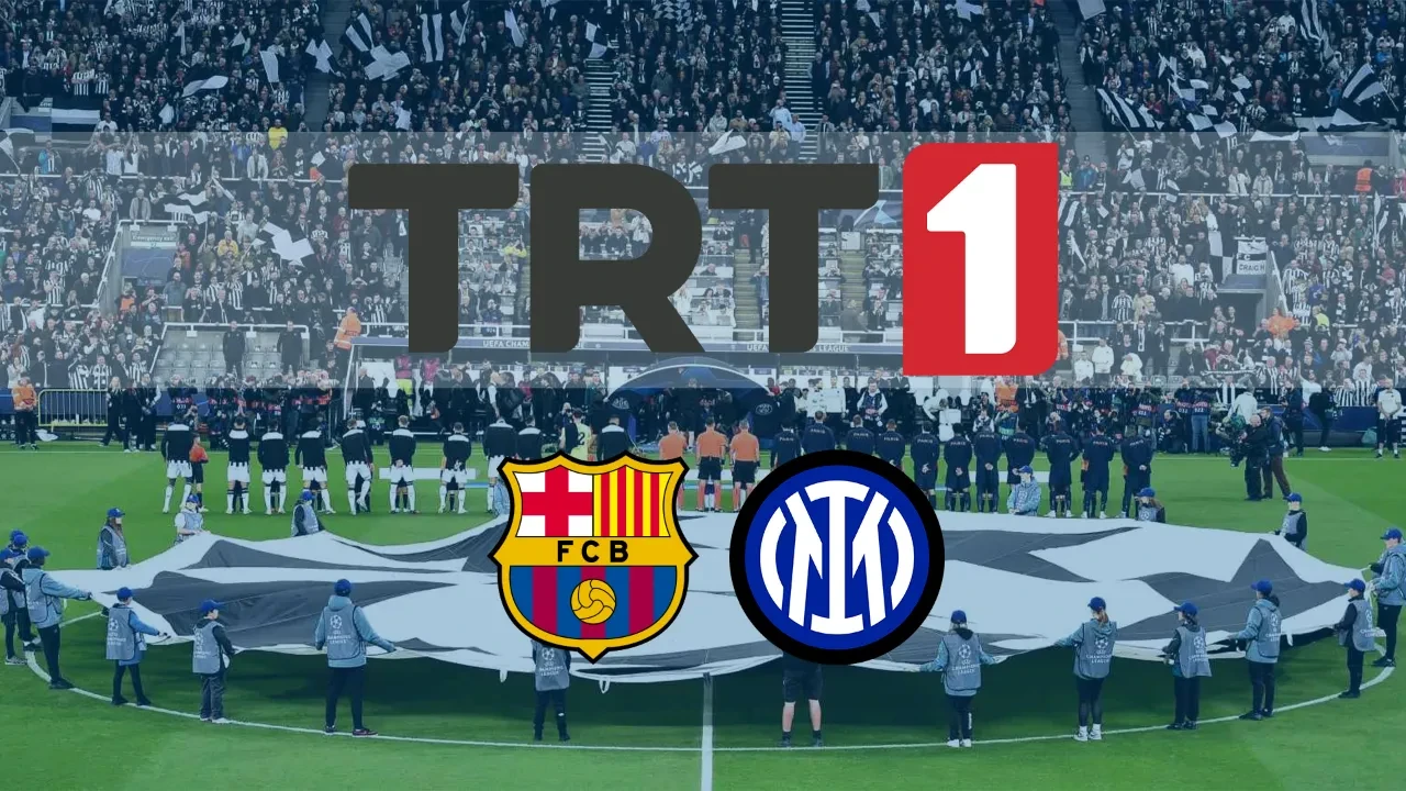 TRT 1 canlı maç nereden izlenir? HD frekans bilgileriyle Barcelona Inter maçı izlenebilecek