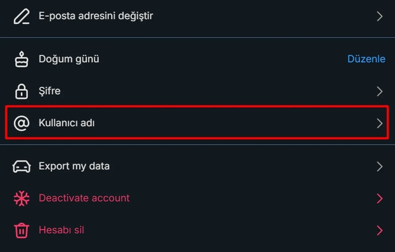 Bluesky kullanıcı adı nasıl değiştirilir?