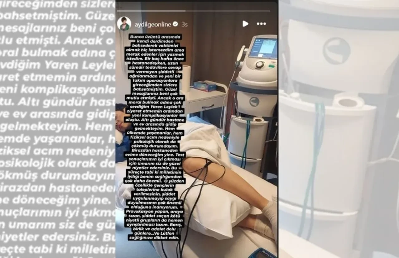 Aydilge test sonuçlarını paylaştı! Hastanedeki görüntüsü endişelendirmişti