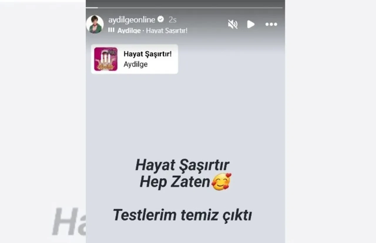 Aydilge test sonuçlarını paylaştı! Hastanedeki görüntüsü endişelendirmişti
