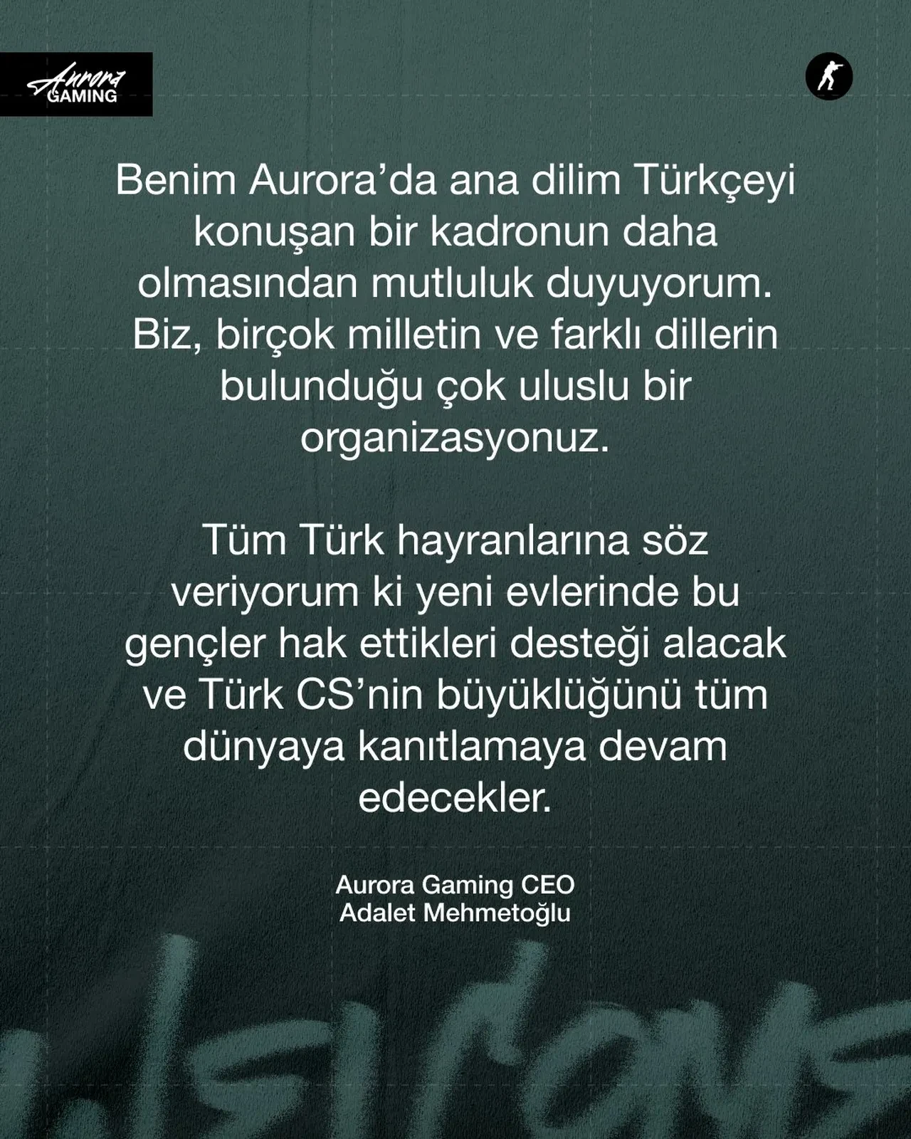 Türk rüya takımı Eternal Fire dağıldı! Kadro Aurora'ya transfer oldu