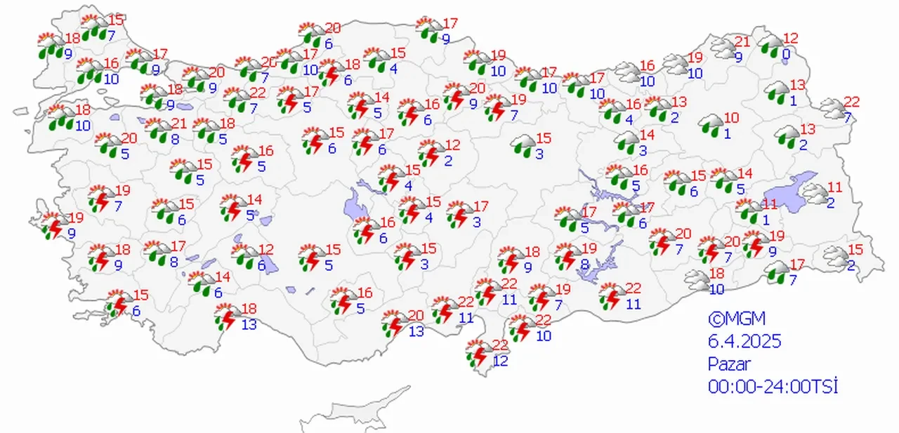 Meteoroloji İstanbul için saat vererek uyardı! Güneşli havaya aldanmayın | 6 Nisan hava durumu