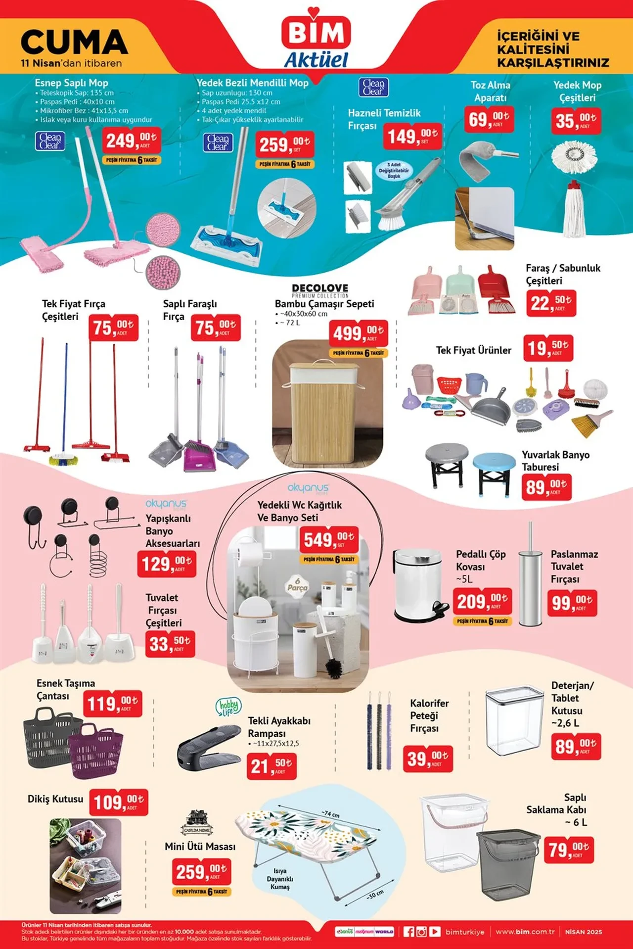 BİM aktüel ürünlerini kaçıran pişman! 11 Nisan kataloğunda yok yok