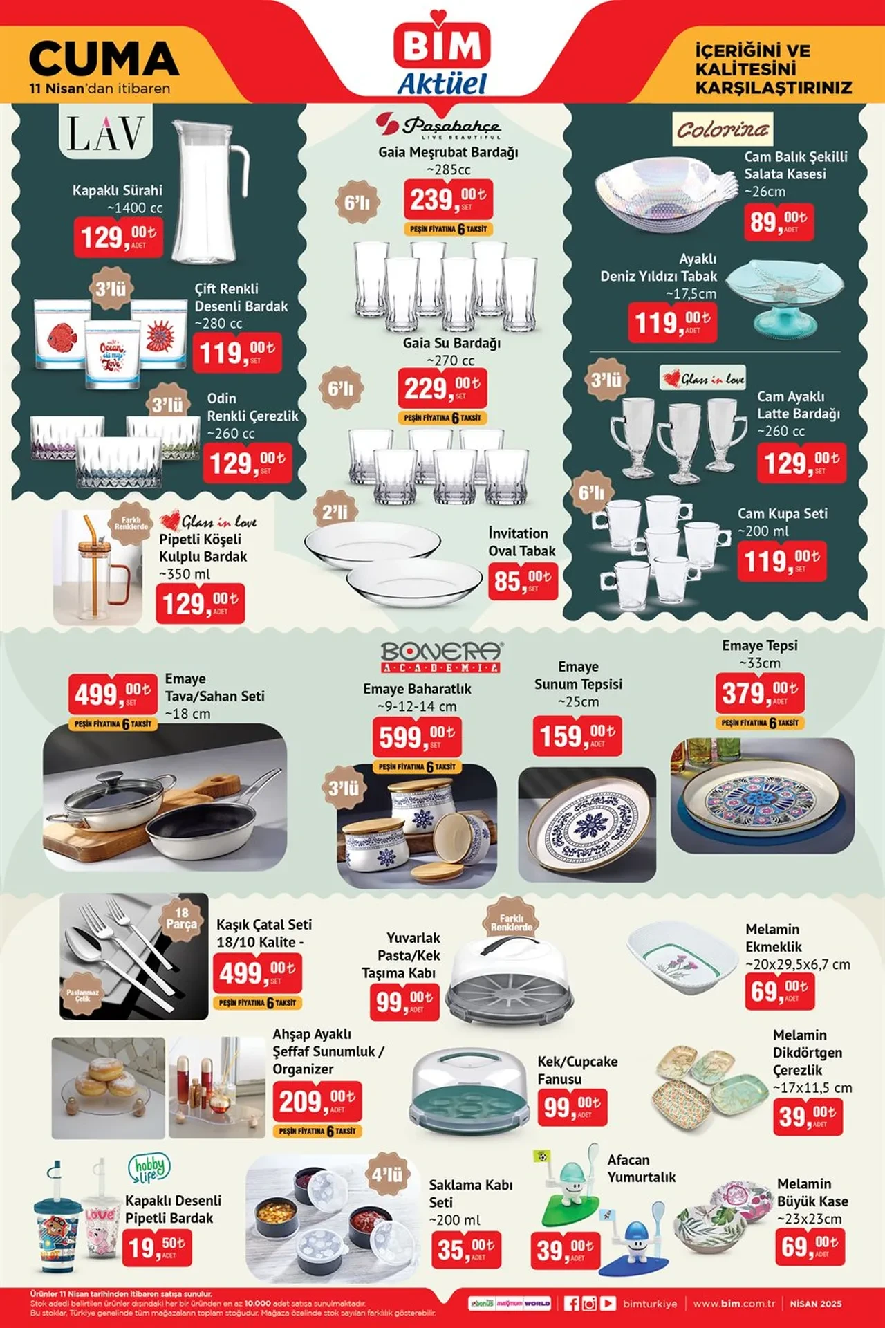 BİM aktüel ürünlerini kaçıran pişman! 11 Nisan kataloğunda yok yok