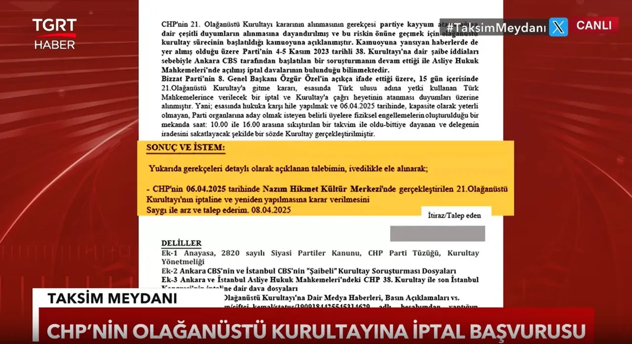 CHP'de fırtına dinmiyor! Özgür Özel'in seçildiği kongreye itiraz başvurusu