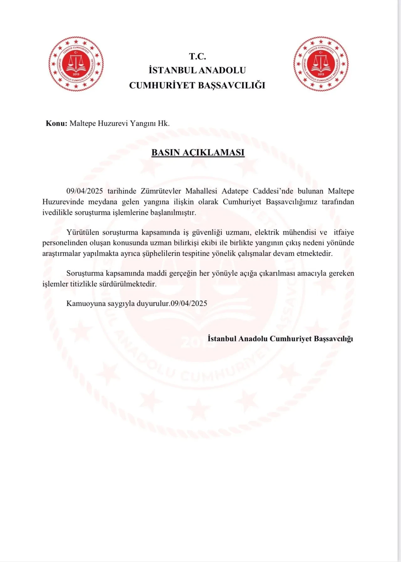 İstanbul'da huzurevinde yangın paniği! Tahliye edildiler