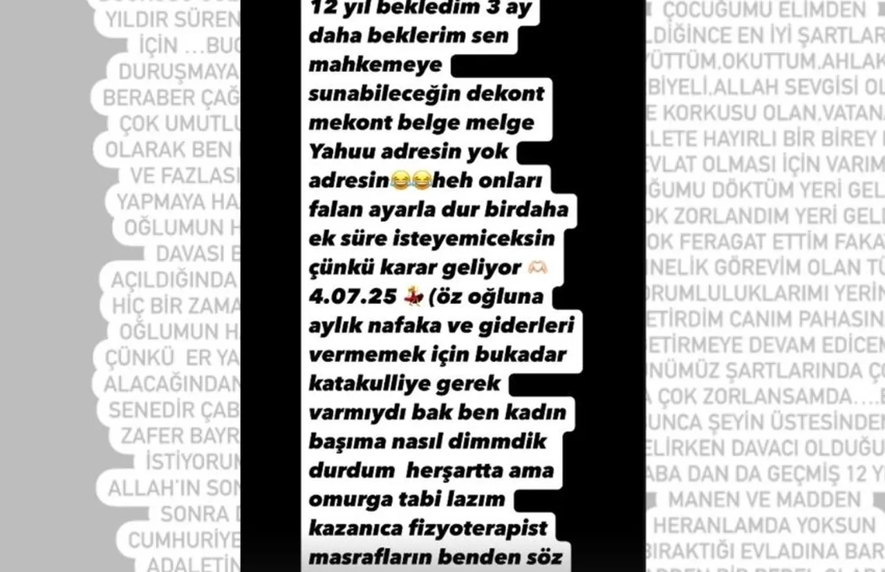 Simge Tertemiz ve Murat Kadıoğlu'nun nafaka davasında yeni kriz 