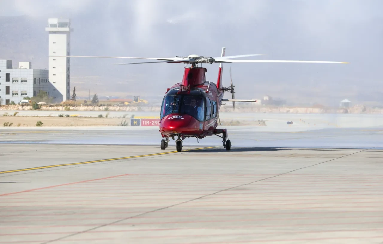 VIP taşımacılıkta yeni dönem: Türkiye-KKTC arasında taksi helikopter seferleri başladı!