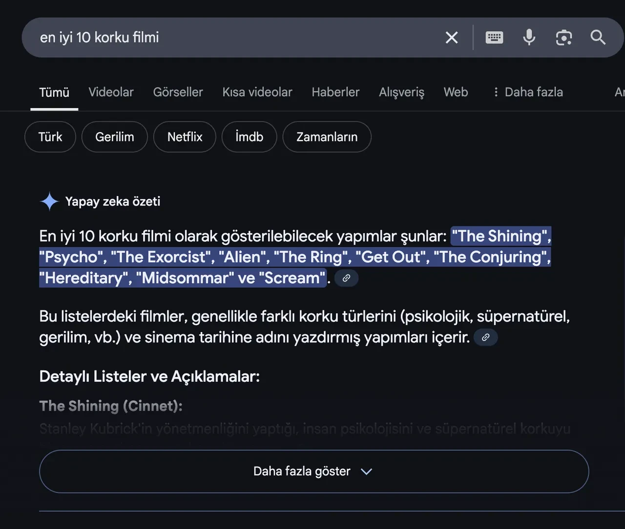 Google yapay zeka özeti özelliğini Türkiye'ye getirdi: Bağlantılara tıklamaya son