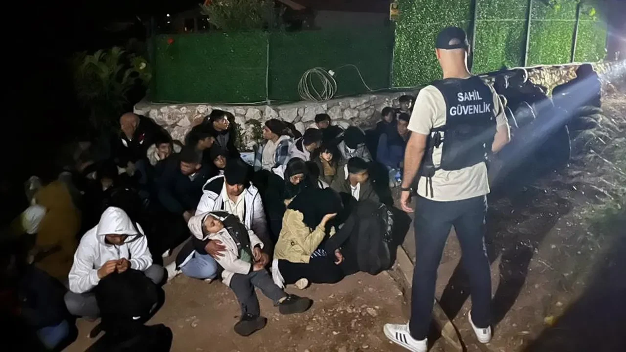 Muğla'da 36 düzensiz göçmen yakalandı