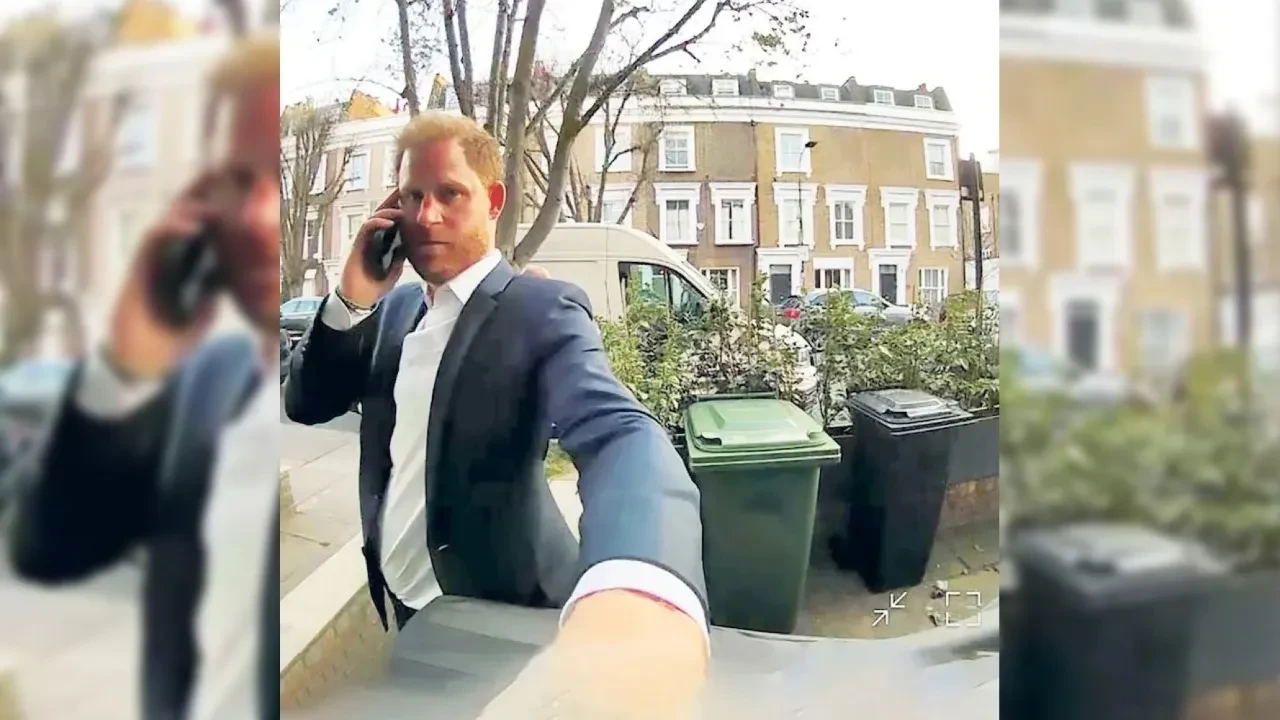 Prens Harry kapı zili kamerasına yakalandı! Arkadaşının evini bulmaya çalışırken 3 kez yanlış kapıyı çaldı