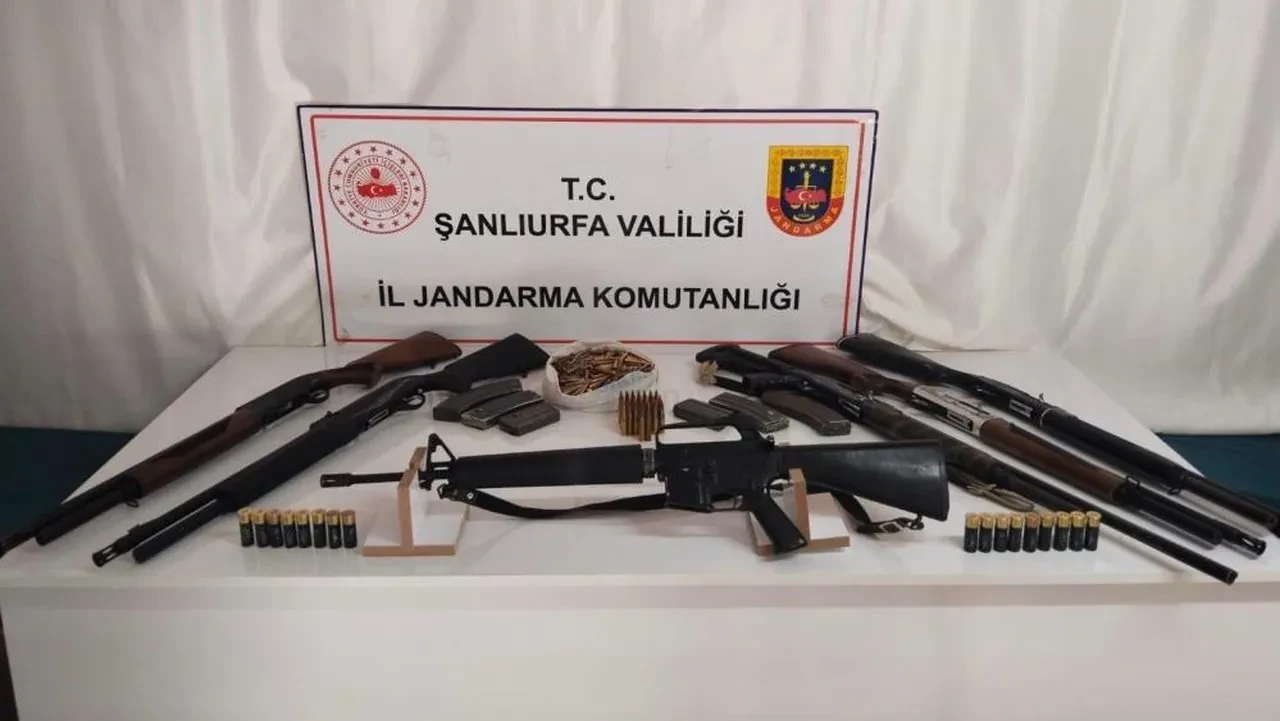Şanlıurfa'da silah kaçakçılığı operasyonu: 7 gözaltı