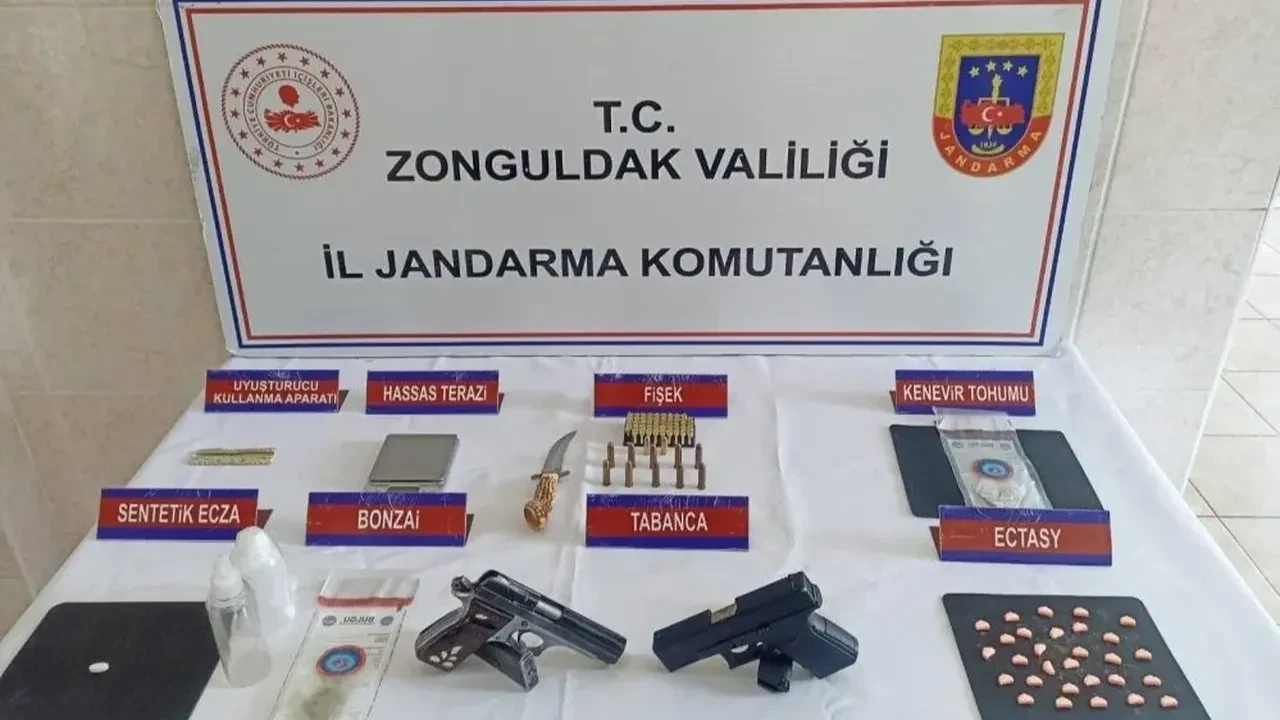 Zonguldak’ta uyuşturucu operasyonunda 7 şüpheli yakalandı