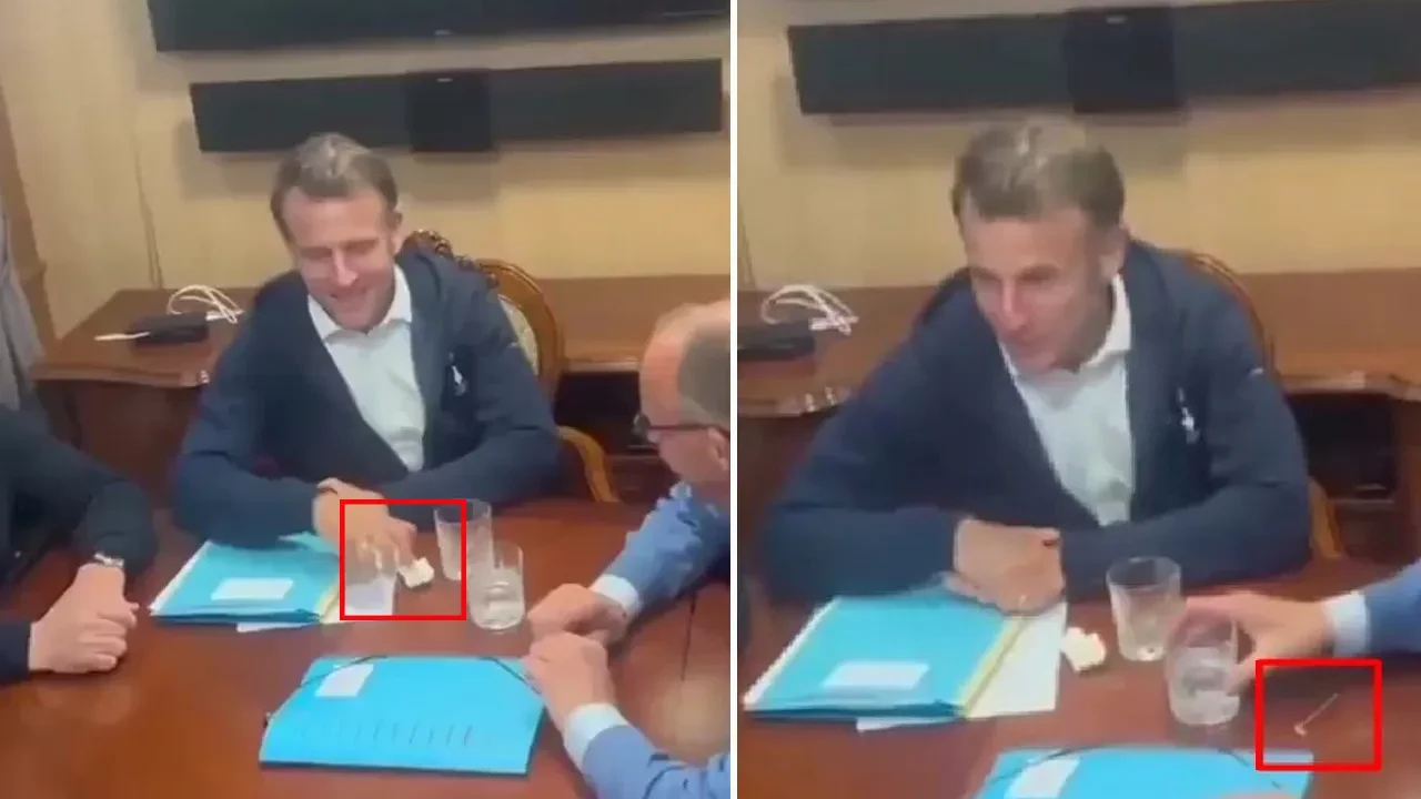 Avrupalı liderler uyuşturucu mu kullanıyor? Macron, Starmer ve Merz'in başı bu görüntüyle dertte