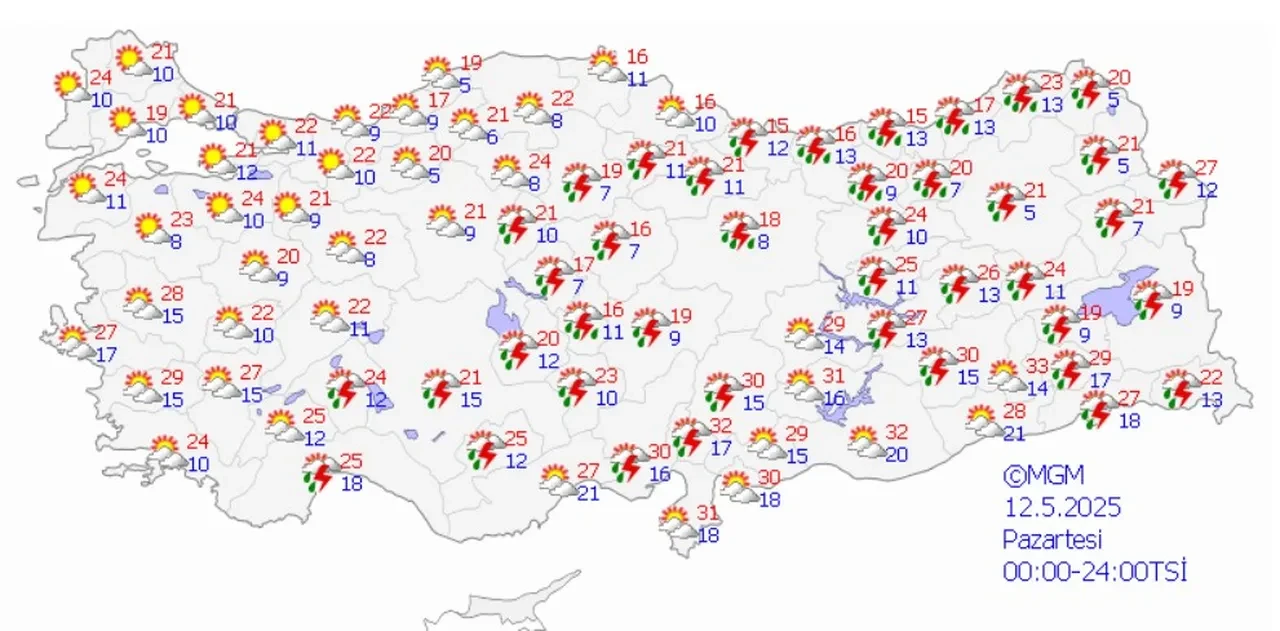 Meteoroloji'den havada ani değişiklik uyarısı: Bu iller dikkatli olmalı