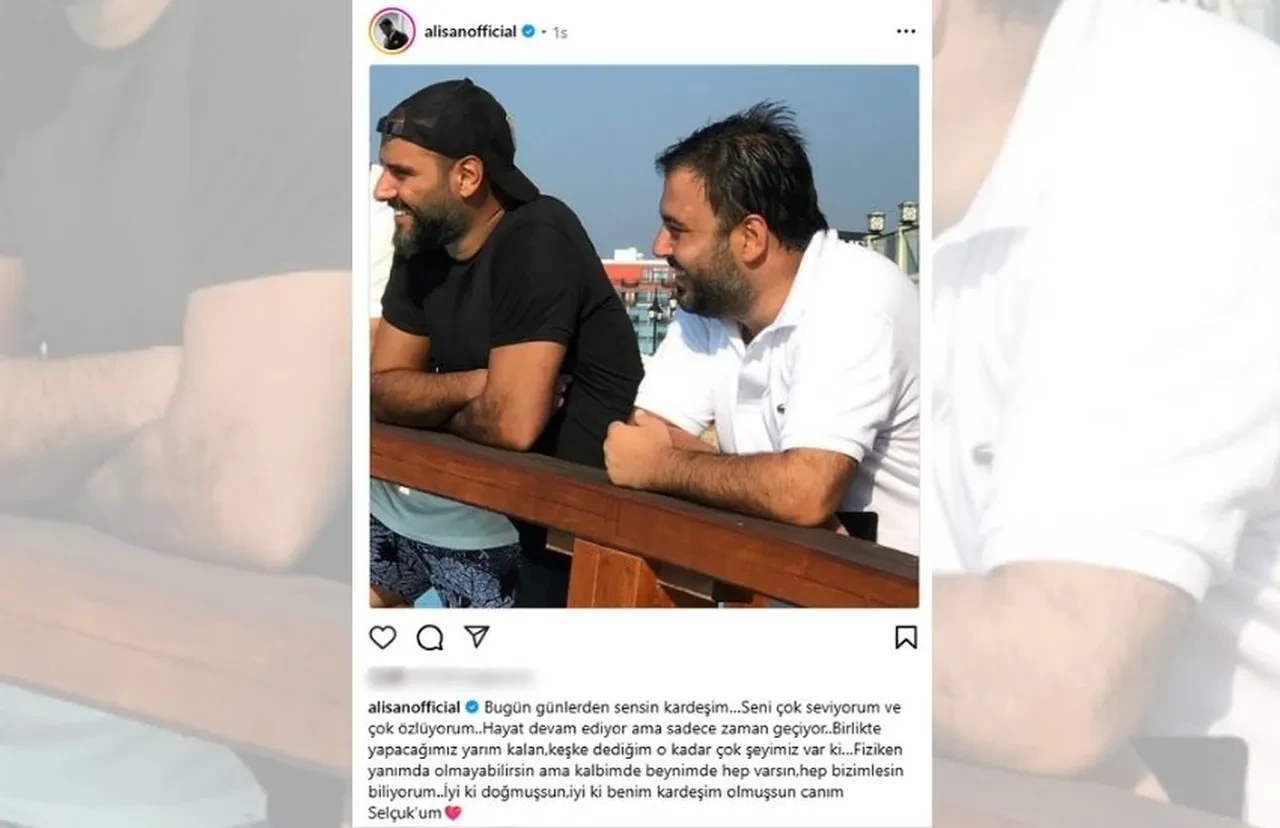 Alişan yürekleri sızlattı! Kardeşi Selçuk Tektaş'ı böyle andı