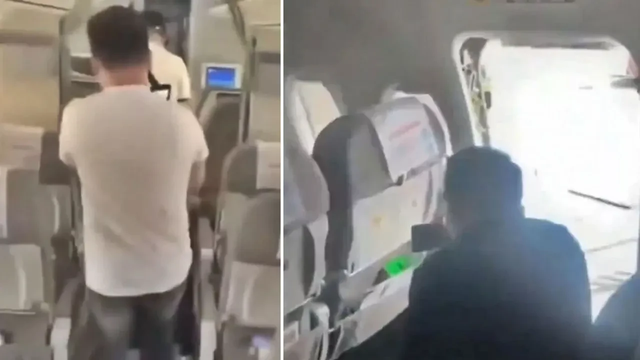 Durduk yere uçağın kapısını açtı! Gerekçesini duyanlar şoke oldu